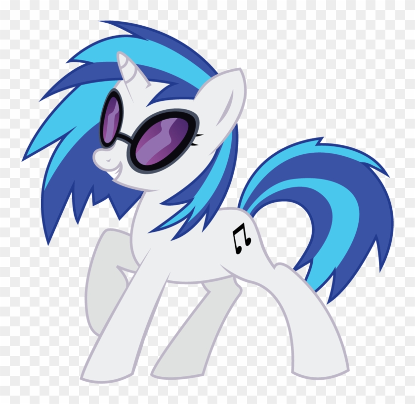 Happy Scratch Vector By Kyrospawn On Clipart Library - Vinyl Scratch Pony #370524