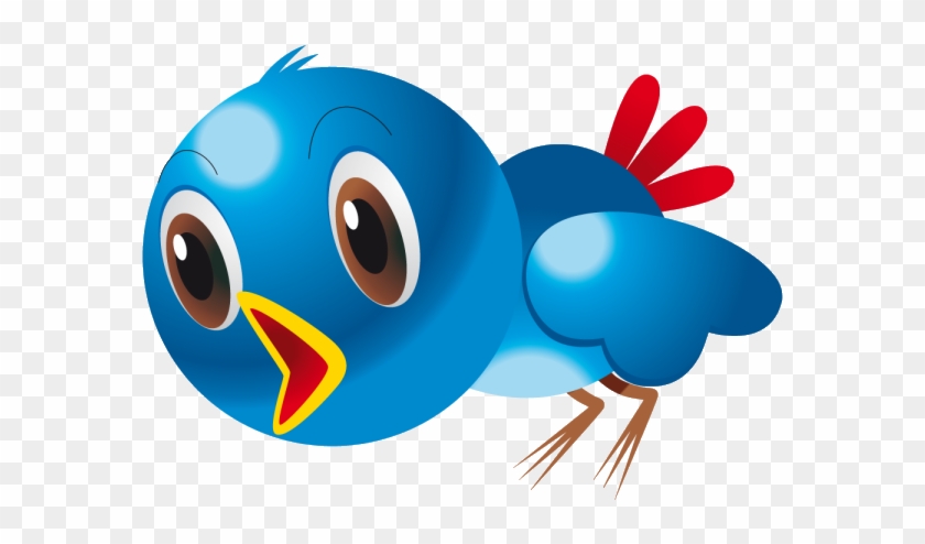 Animated Blue Bird Blue Bird Cartoon Images Cartoon - Bird Clip Art Funny #370544