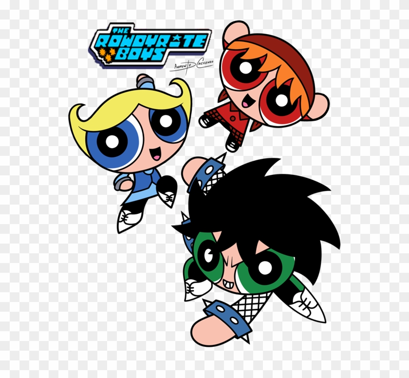 The Rowdyrite Boys Pose By Drewmaru - Powerpuff Girls Vs Rowdyruff Boys #370550