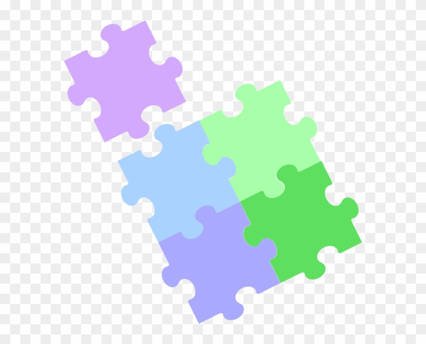 Pastel Blue Puzzle Piece #370568