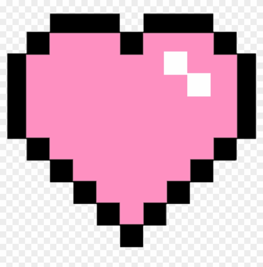 White Pixel Heart #370574