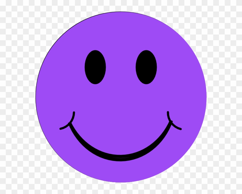Purple Smiley Face Clip Art #370738