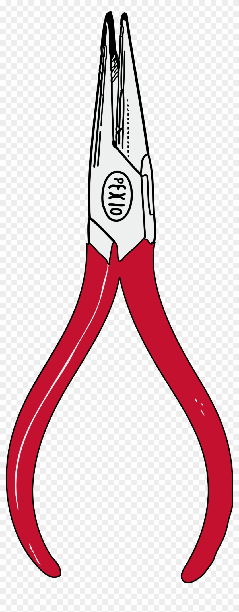 Clipart - Needle Nose Pliers #370750