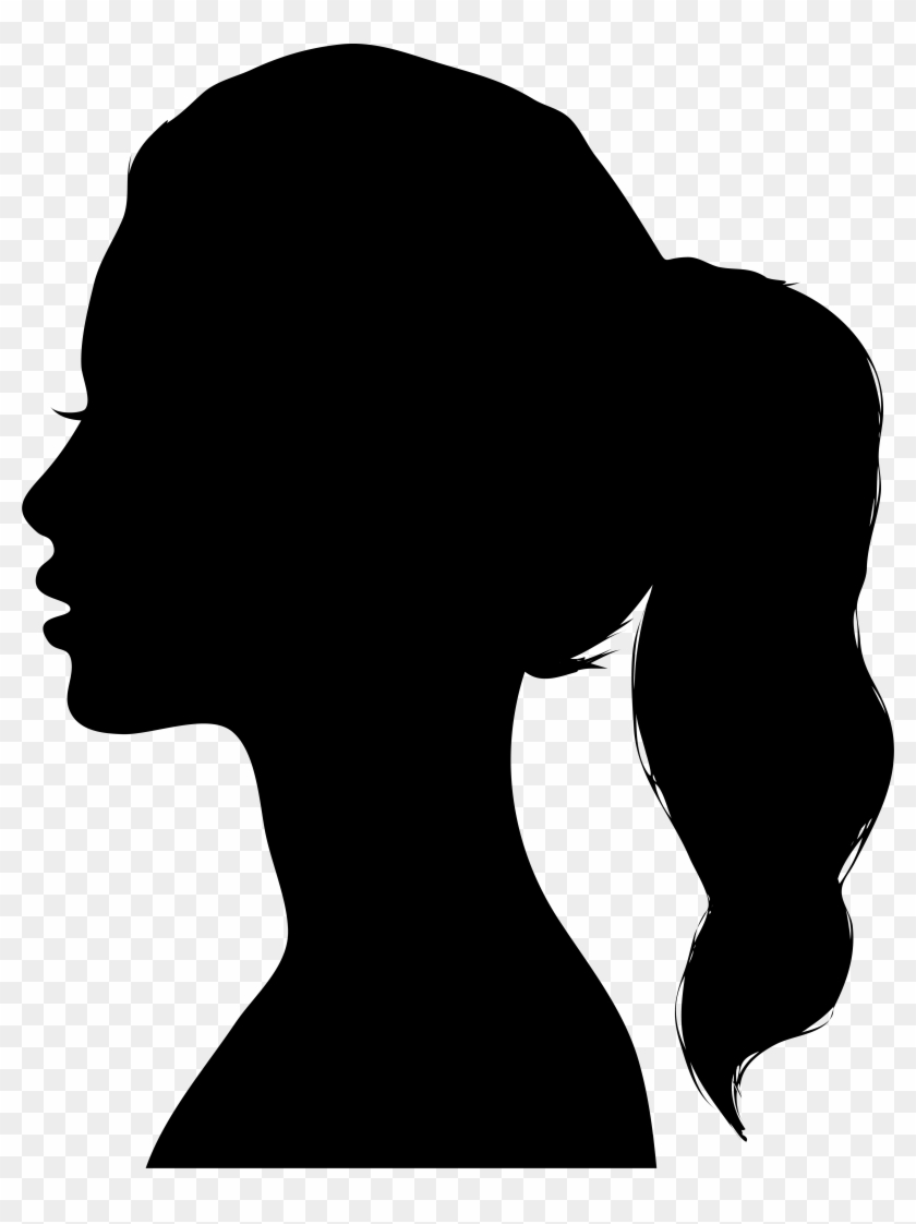 Silhouette Drawing Clip Art - Woman Head Silhouette Png #370823