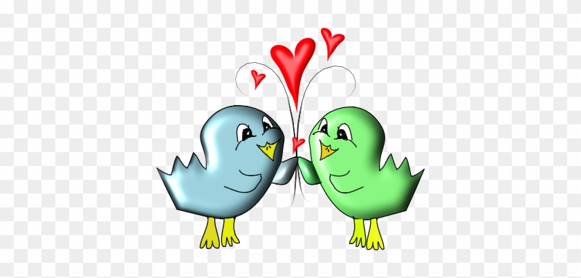 Cute Valentine Love Bird Clipart - Drawing #370878