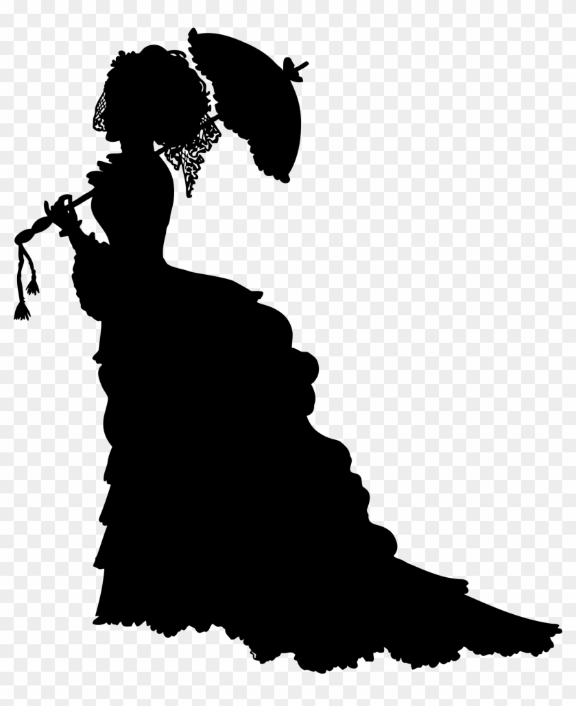 Victorian Lady Silhouette - Victorian Lady Silhouette #370885