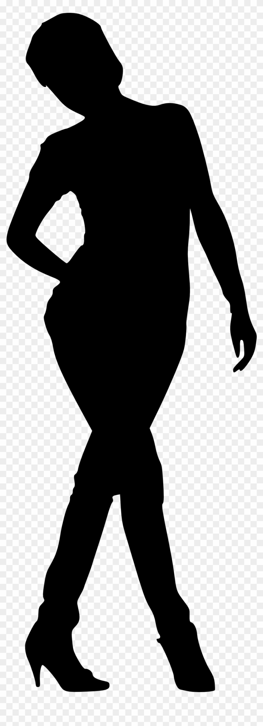 Free Download - Woman Sihloette Png #370895