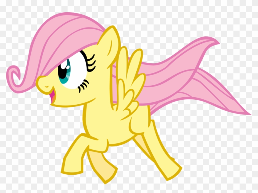 Fanmade Fillyshy In Flight By Chromadancer - My Little Pony Young Fluttershy #370976