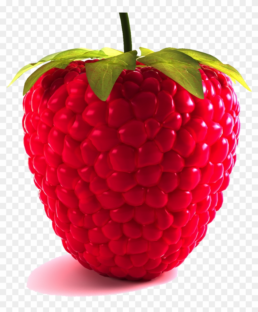 Raspberry Clipart Transparent - Cartoon Raspberries Png #371043