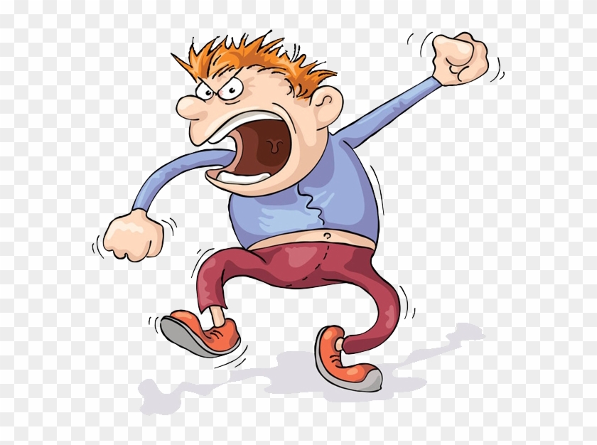 Screaming Anger Cartoon Clip Art - Screaming Anger Cartoon Clip Art #371091