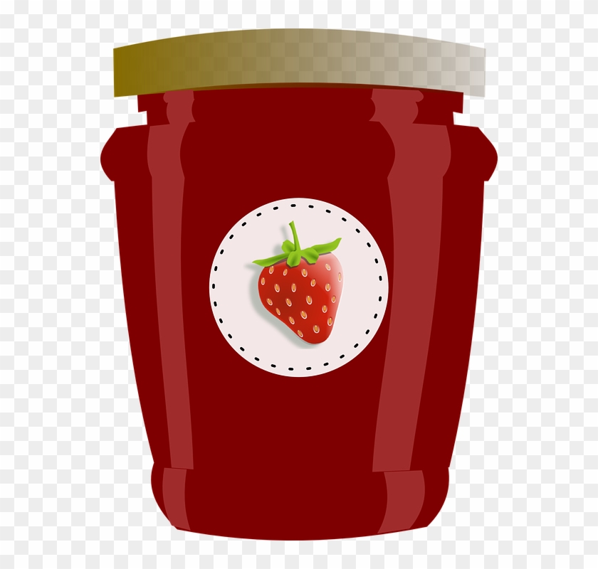 Strawberry Jam Clip Art At Clker - Jam Clipart #371053