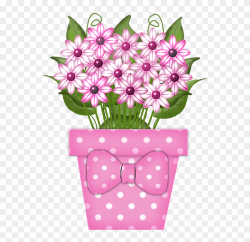 Potted Flowers - Flowers On The Pot Clip Arts #371075