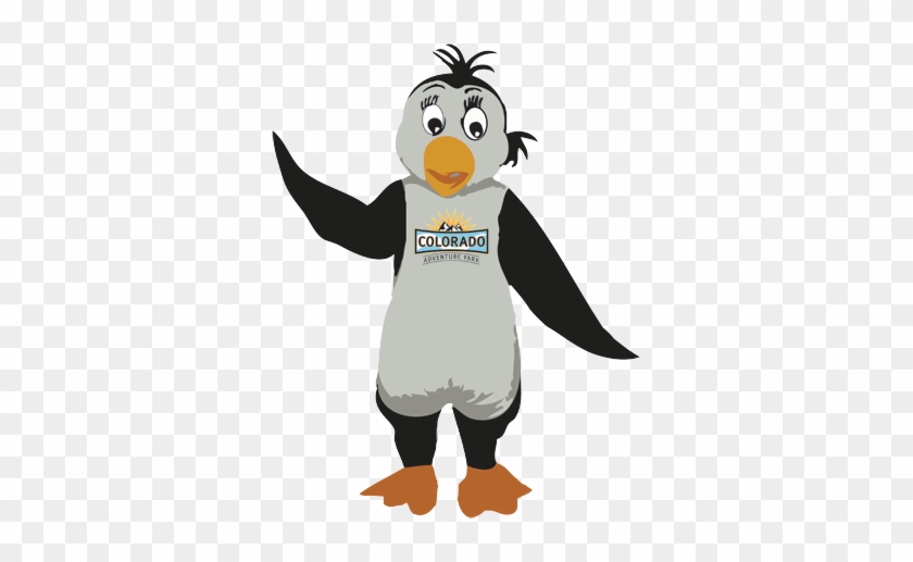 Cute Penguin Orange Beak Mascot Costume #371098
