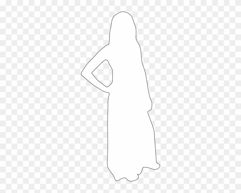 Woman Silhouette Png White #371134