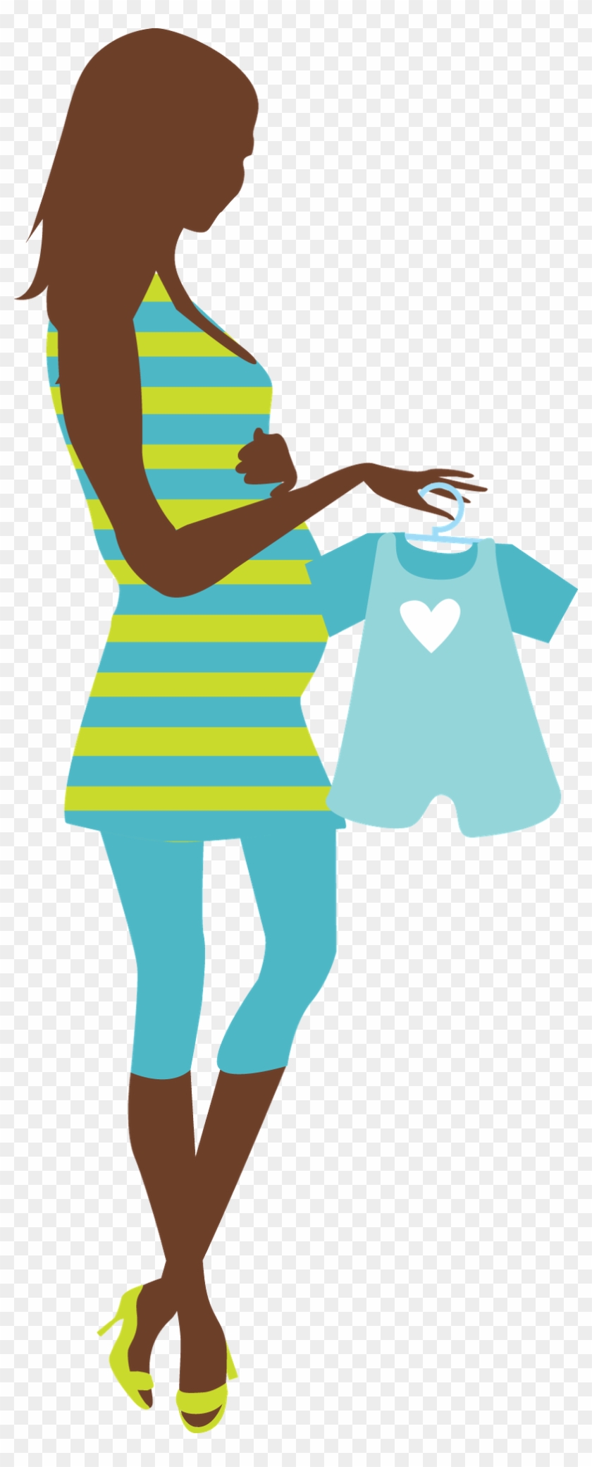 Say Hello - Mama Embarazada Png Clipart #371183