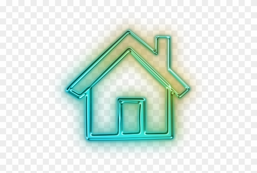 Green Home Outline Icon Clipart - Home Icon #371197