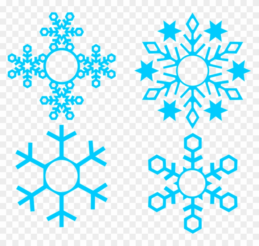 Colorful Snowflake Cliparts 23, Buy Clip Art - เกล็ด หิมะ #371224