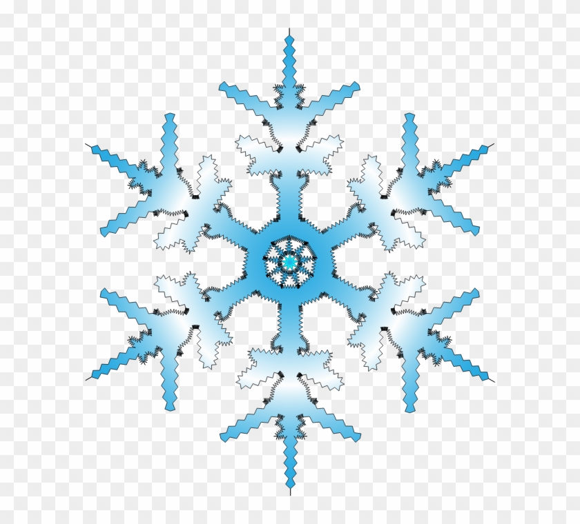 Snowflake Black And White Clip Art at  - vector clip art online,  royalty free & public domain