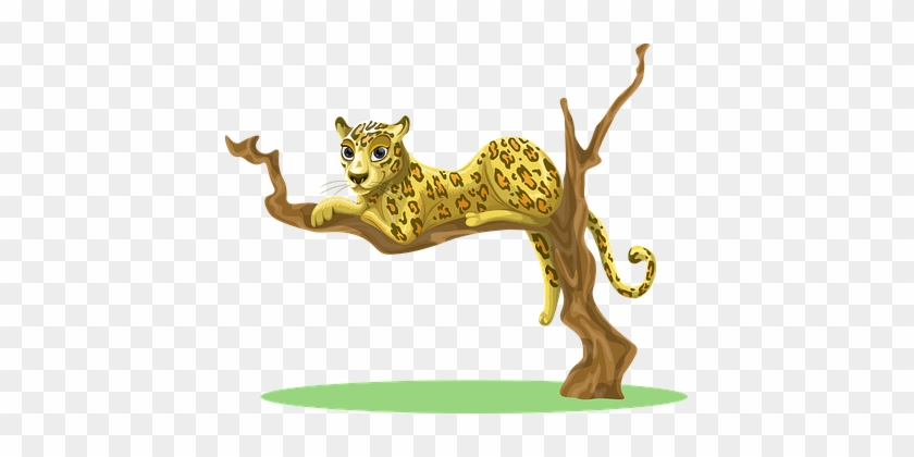 Leopard Tree Sitting Jungle Woods Environm - Just So Stories: Volume 71 (golden Classics) #371267