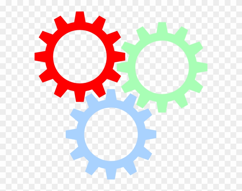 Tri - Gear Color Vector Png #371291