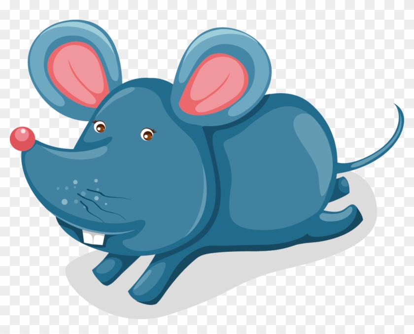 Computer Mouse Cartoon Illustration - Farm Animals #371320