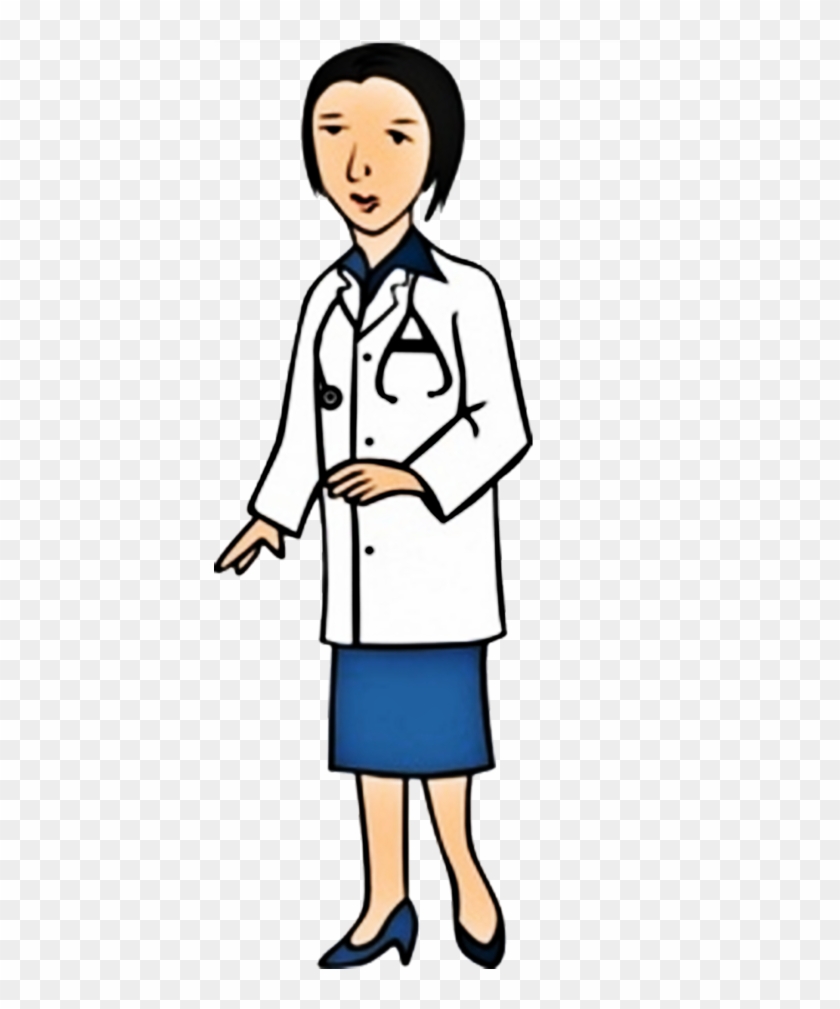 Physician Woman Clip Art - Female Doctor Clipart Png #371317