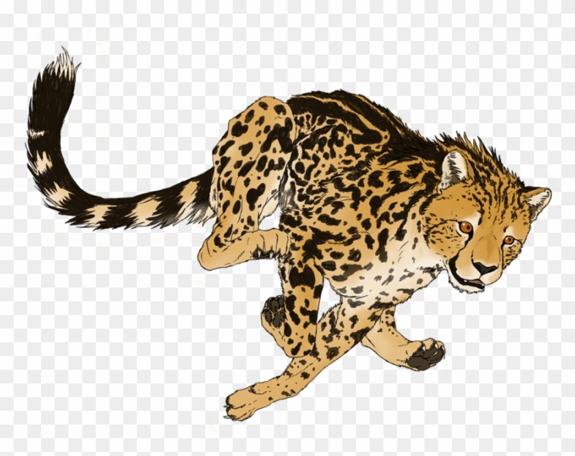 Jaguar Running Clipart Download - Transparent Cheetah #371335