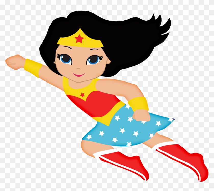 equilibrio Puede ser ignorado Coro Wonderwoman Baby Clipart - Imagenes De Mujer Maravilla Animada - Free  Transparent PNG Clipart Images Download