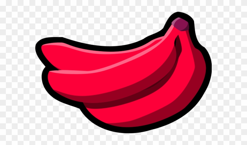 Banana Clip Art - Red Banana Clipart Png #371406