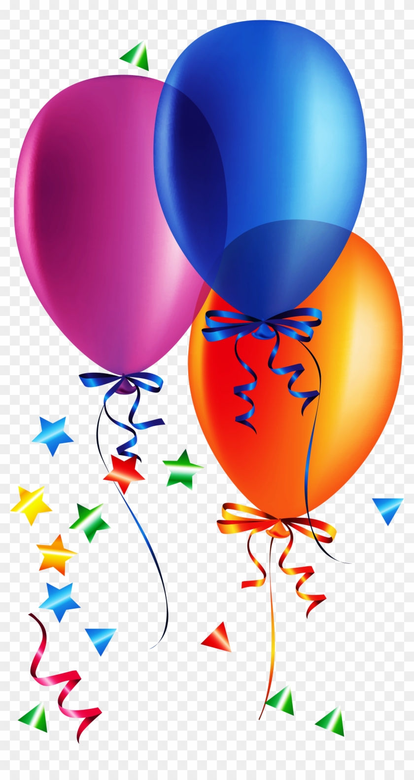 Clip Art With Balloons Confetti Clipart Balloon Pencil - Happy Birthday With Balloons #371417