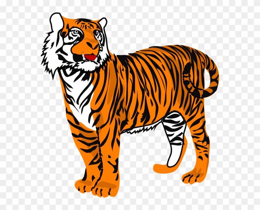  Harimau  Clipart 60 Cartoon Tiger Animasi  Gif Tiger 