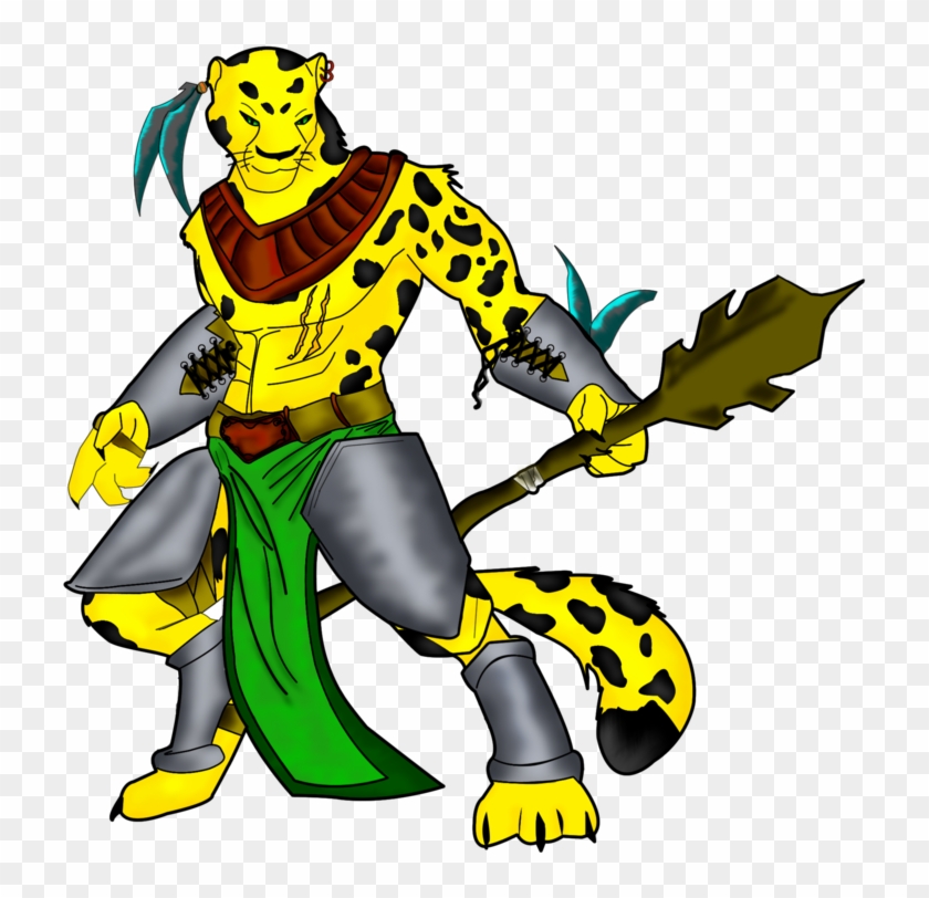 Jaguar Warrior Sketch - Illustration #371583