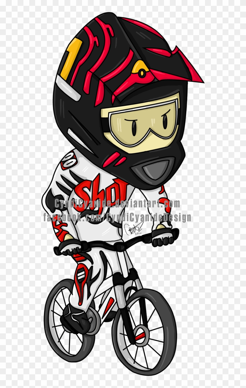 Downhill Biking By Cyndicyanide - Cartoon #371599