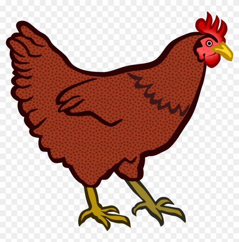 Huhn Clipart - Hen Clipart #371637