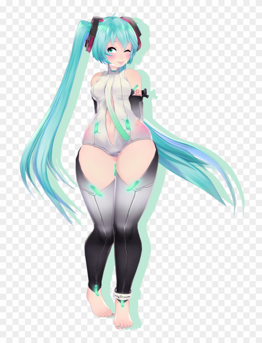 Tda Thick Append Miku By Mr-finnyeh - Thicc Mmd Models #371697