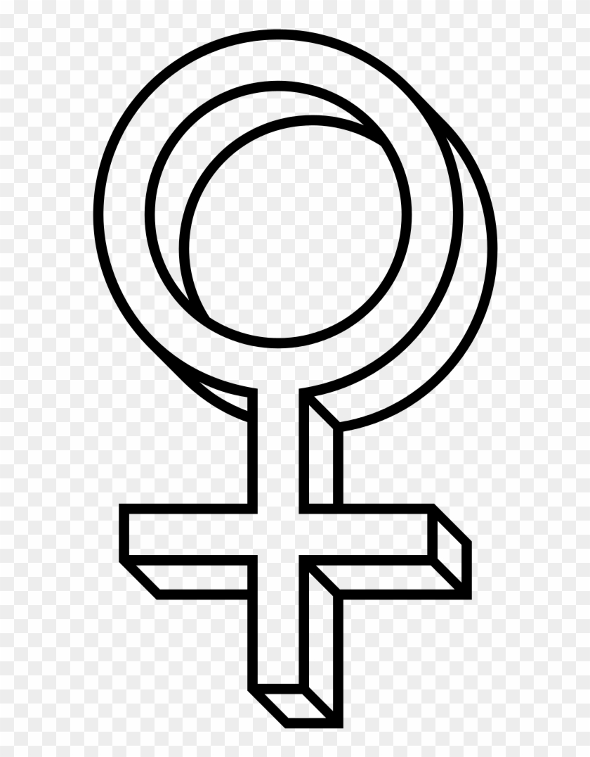 Venus Female Symbol Wireframe 3d - Female Symbol 3d #371719