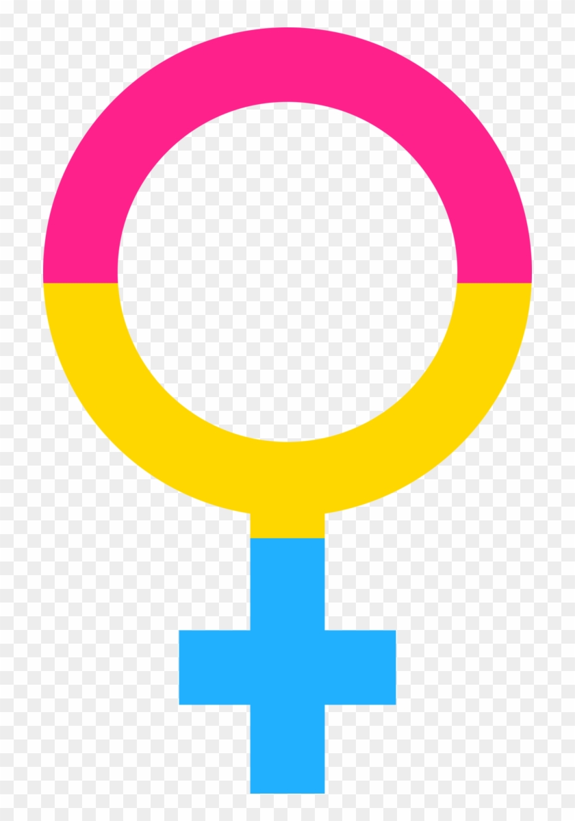 Pansexual Woman Symbol By Pride-flags - Angel Tube Station #371756