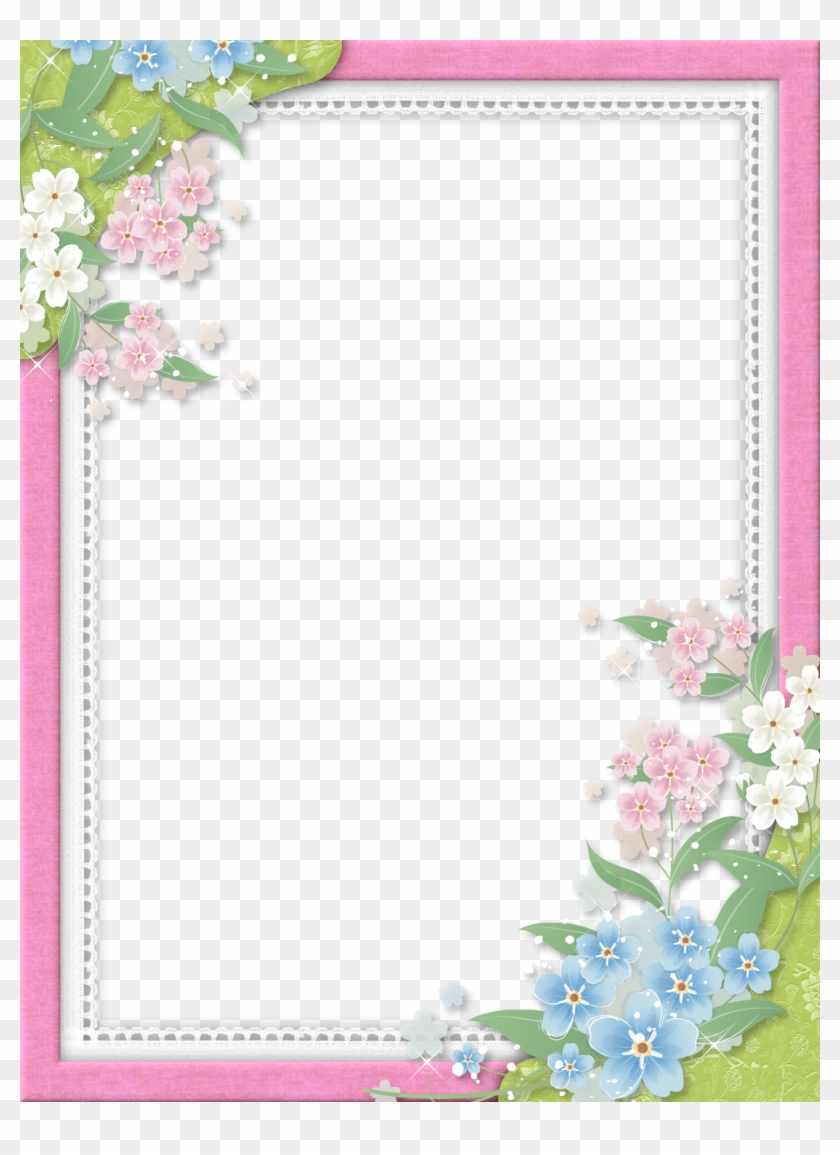 Transparent Flower Borders And Frames - Flower Blank Pages #371836