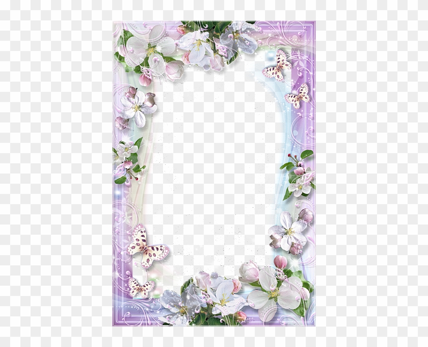 Beautiful Flowers Transparent Frame - Psalm 97 10 12 Kjv #371860