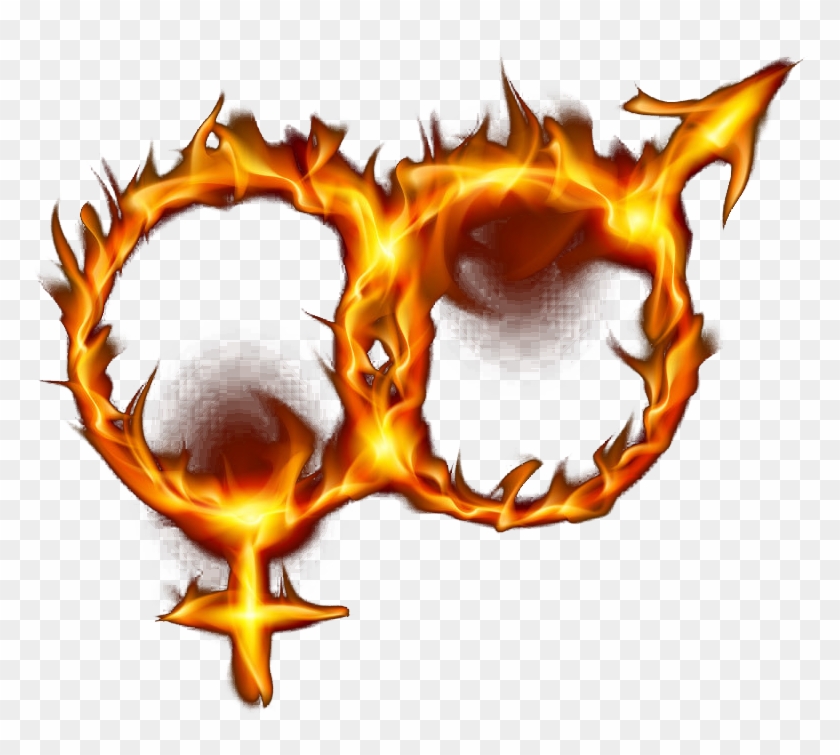 Flame Gender Symbol Fire Clip Art - Flame Gender Symbol Fire Clip Art #371974