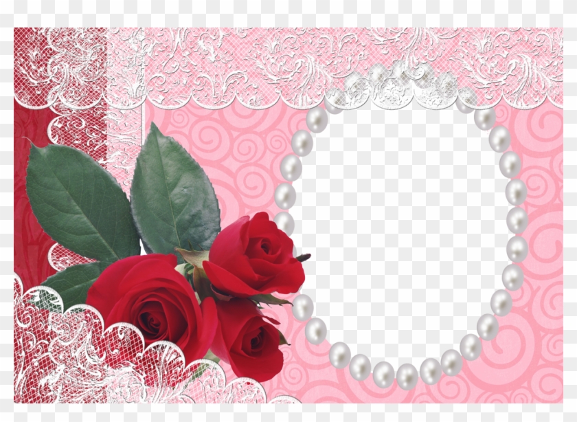 Red Flower Frame Png Photo - Good Morning Sweetheart Gif #371913