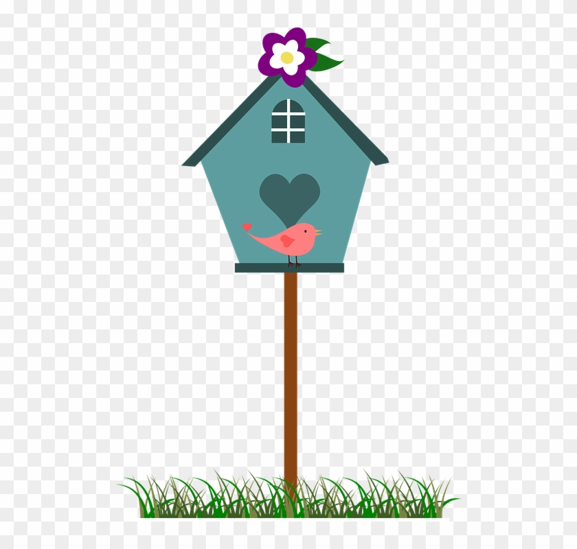 Bird House Clipart - Bird House Clip Art #371988