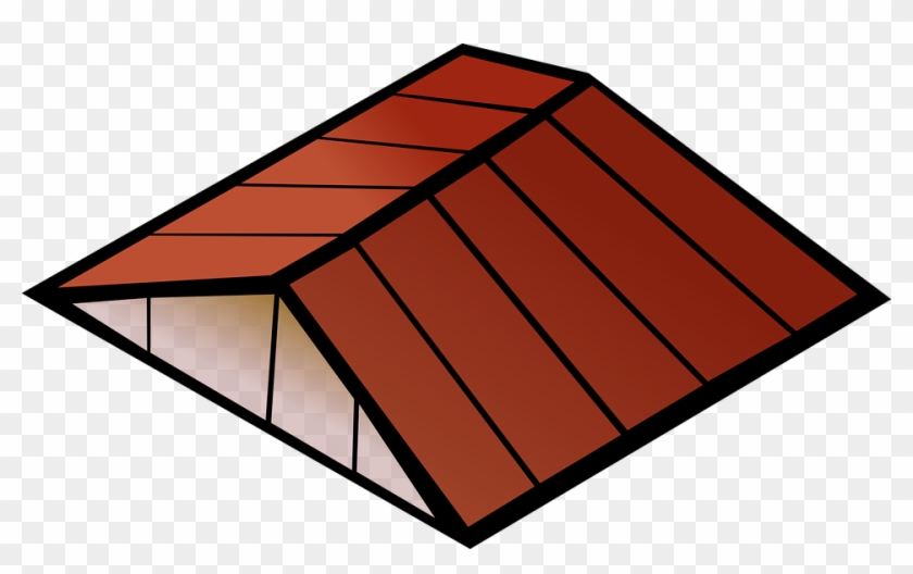Red Roof Clipart - Clip Art Roof #372022