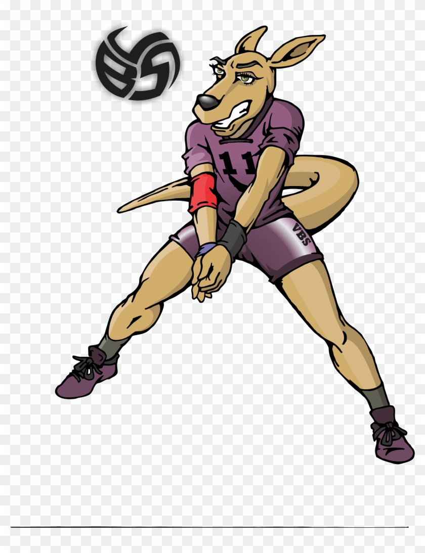 Meet Resee The Kangaroo And Passing Specialist On Volleybragswag's - Volleyball #372154