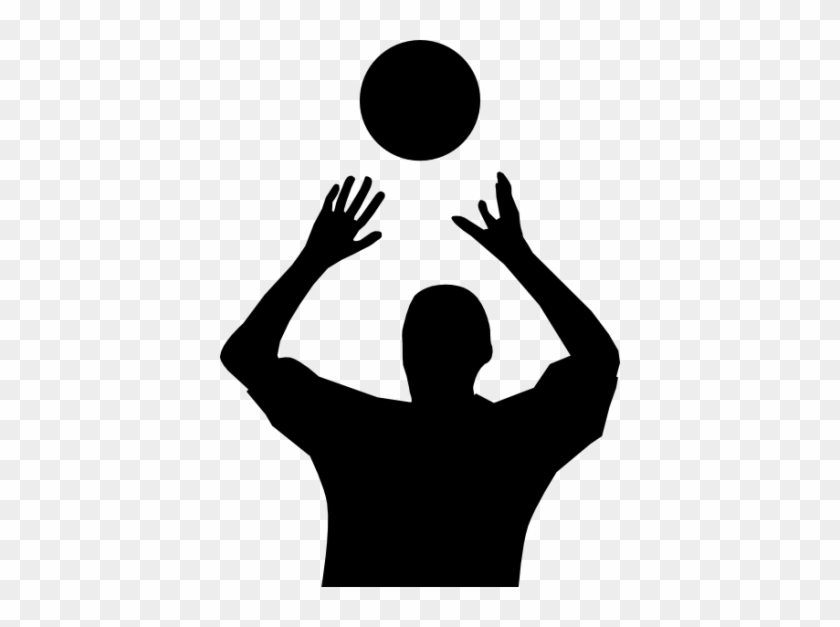 Volleyball Clip Art Clipart Image - Setting In Volleyball Clipart #372231