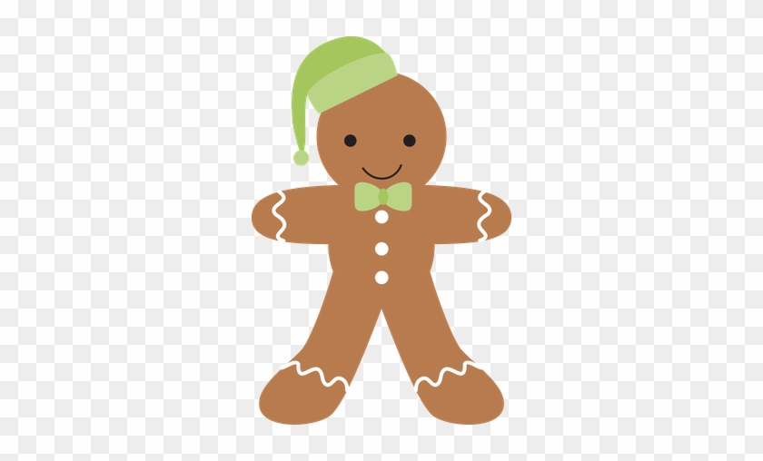 Christmas Gingerbread Clip Art - Gingerbread Girl Clipart #372253