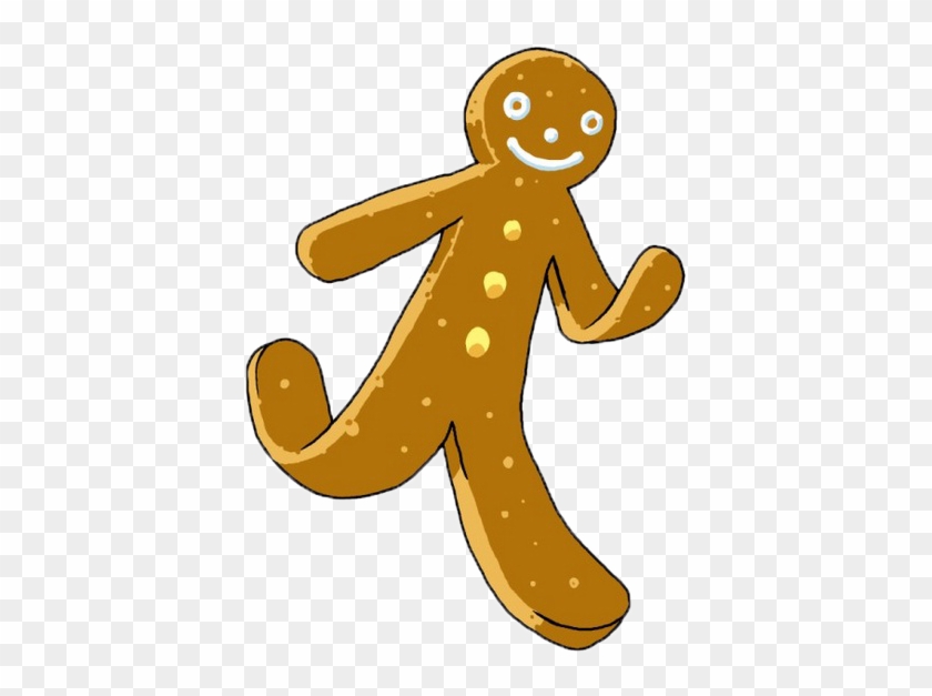 As Soon As She Got Hold Of The Gingerbread Man It Jumped - Gingerbread Man Running Clipart #372260