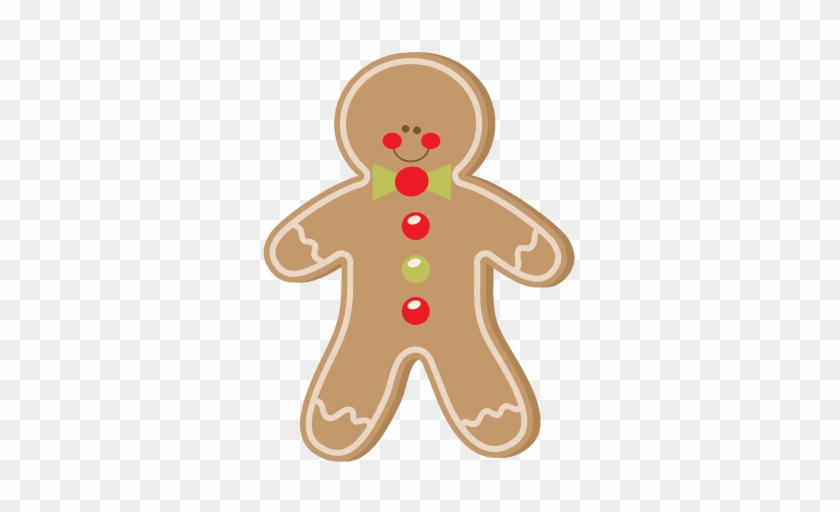 Gingerbread Clipart Cut Out - Gingerbread Man No Background #372263