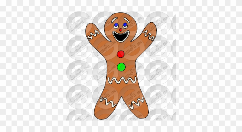 Happy Gingerbread Man Picture - Gingerbread Man #372294