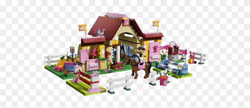 Lego 3189 Friends Heartlake Horse Stables Barn Jumping - Lego Friends Horse Stable #372302